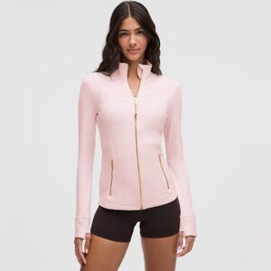 Lululemon Athletica NWT Define Jacket *Nulu Blissful Pink + GOLD size 10